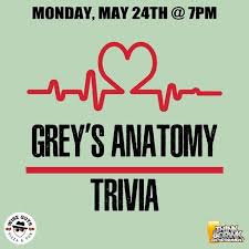 Wise guy trivia sydney's number one trivia company. Greys Anatomy Trivia Wise Guys Pizza Pub Monday May 2th 7pm Wise Guys Pizza Pub Davenport May 24 2021 Allevents In