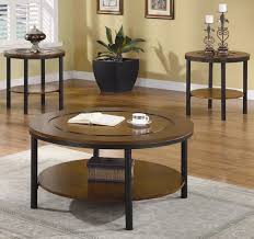 The vintage barn wood effect is heightened by metal frames with rivet head accents. Occasional Table Sets 3 Piece Table Sets By Coaster Sam Levitz Furniture Coaster Occasional Table Sets Dealer