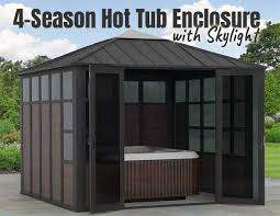 Hot Tub Enclosures How To Enjoy Your