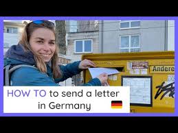 how to send a letter in germany a