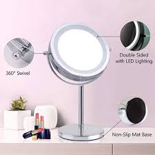 Hot Selling Professional Round Lighted Cosmetic Standing Make Up Mirror Magnifying Led Makeup Mirror Id 11008316 Buy Hong Kong Lighted Mirror Cosmetic Mirror Magnifying Mirror Ec21
