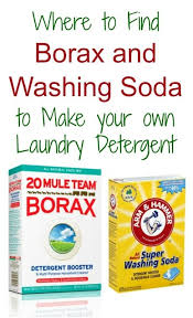 It is a component of many detergents, cosmetics, and enamel glazes. Borax And Washing Soda And Where To Find It All Oh My Home Ec 101