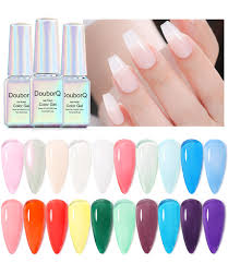 douborq 20 colors jelly gel nail polish