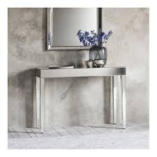 Hyde Mirrored Glass Console Table