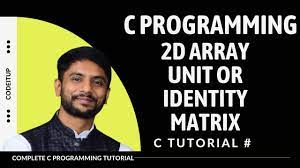 unit or ideny matrix c programming
