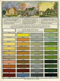 Vintage Exterior Color Schemes Seroco Paint 1918 House