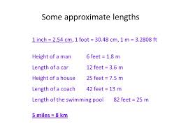 The abbreviation for foot is ft. Different Units For Different Purposes 1 Length Ppt Download