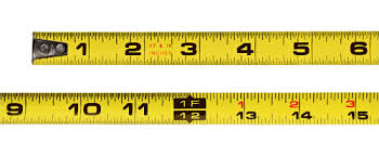 Here's the main markings we'll be looking at: Toggle Series Short Tape Measures Keson