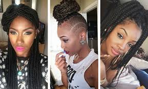 Some pictures of different braids than normally styled on women with natural hair. 70 Box Braids Hairstyles That Turn Heads Stayglam