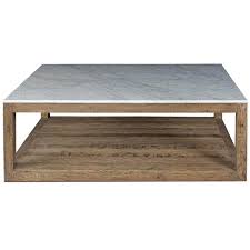 Aveyron Marble Topped Oak Timber Coffee