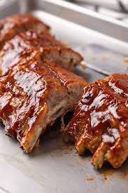 baked barbecue pork ribs the blond cook