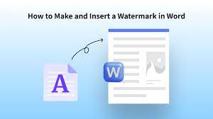 a watermark in word