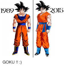 The legacy of goku ii was released in 2002 on game boy advance. 1989 2015 Goku Goku Meme On Me Me