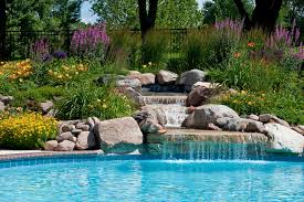 Pool Waterfalls Garden Fountains