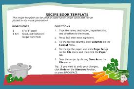 30 amazing recipe book templates 100