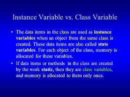 Some of the differences you might have listed out maybe breed, age, size, color, etc. Difference Between Instance Variable And Class Variable In Python