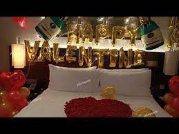 romantic hotel room decoration for