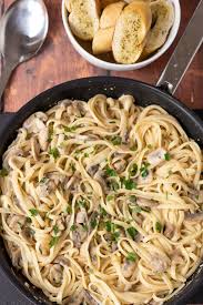 low fat garlic mushroom pasta neils