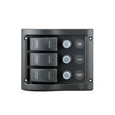 Island Water World Switch Panel White Waterproof 3 Switches Led Lights 12v Dc