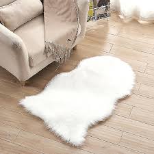 super soft faux sheepskin rug for