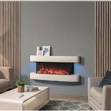 Arosa 140 Electric Wall Mounted Fire Suite