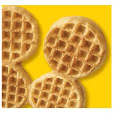 with maple flavor frozen mini waffles