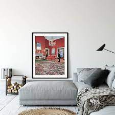 Red Extra Large Print Modern Posters