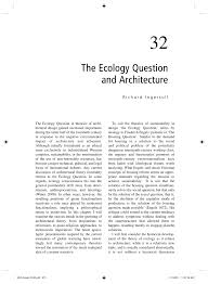 pdf the ecology question and architecture