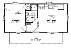 13x28 Cape Cod Recreational Floor Plan