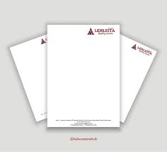 It is just their letterhead paper. Yes You Want A Letter Headed Paper Kelx Creative Hub Facebook