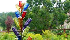 colored glass bottles bottle tree bottles