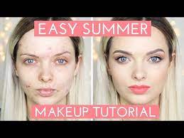 acne coverage easy summer makeup