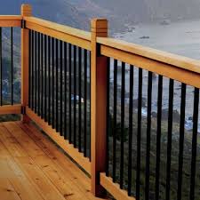 Build A Wood And Metal Deck Railing