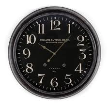 ws black wall clock australia