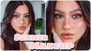 sunkissed summer natural makeup look