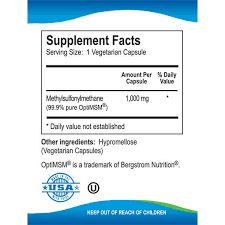 msm vegetarian capsules supplement 1