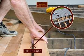 how much e between deck boards