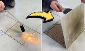 how to remove tile without breaking