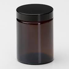 60 Ml Brown Glass Jar Lid