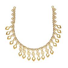plain gold dubai fancy necklace 9vj8855