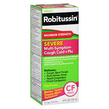 robitussin maximum strength cf severe multi symptom cough cold flu4 0 oz