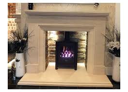 Large Calvi Limestone Fireplace Slate
