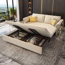72 8 convertible full sleeper sofa leath aire upholstered storage sofa bed