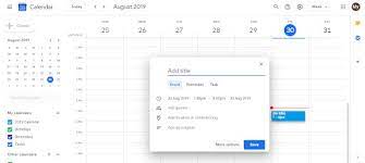google calendar handbook