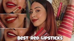 top 10 red lipsticks starting at 80