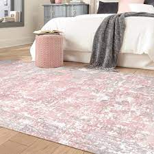 abstract rectangular pink area rugs