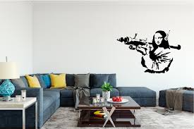 Banksy Mona Lisa Grafix Wall Art