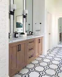 black and white floor tile ideas