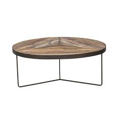 A rustic walnut coffee table that originates in spain circa 1680. Recycled Boatwood Metal Round Coffee Table Pattens Furniture Stoke On Trent Staffordshire