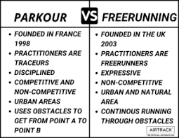 parkour vs freerunning what s the